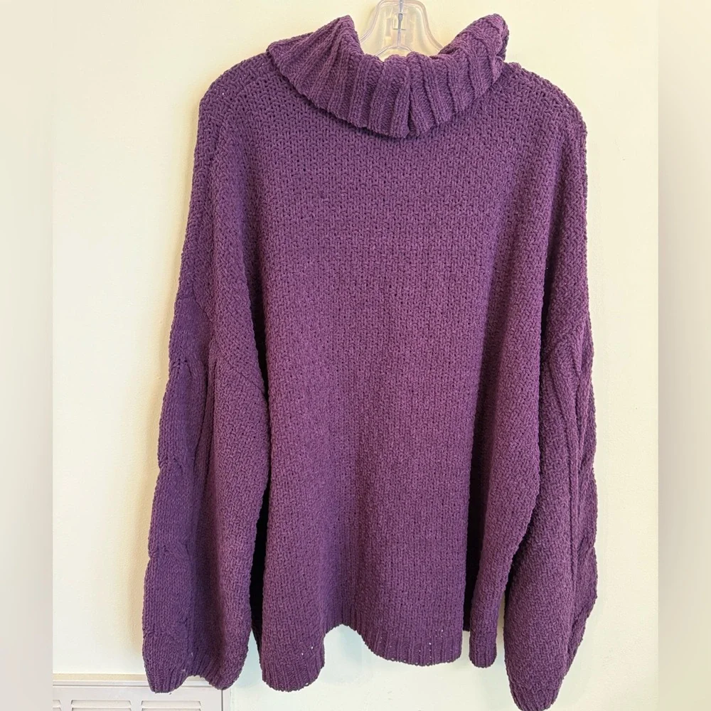 Seven7 Purple Cowl Neck Sweater *GOOD USED CONDITION* - Picture 8 of 10